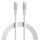 LAX 65W Fast Wall Charger with 3A USB-C to USB-C Cable (6ft) - White