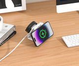 3-in-1 Magnetic  Foldable Wireless Charger for iPhone, Apple Watch, AirPods