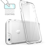 LAX Gadgets Case Protective Clear Scratch-Resistant Cover for iPhone 6 (4.7-Inch) - Retail Packaging - Clear
