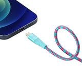 Apple MFi Certified Lightning Cable Multi-Color- 10ft