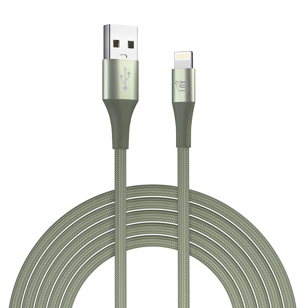 Apple MFi Certified Fabric Iphone Cables - 10 Feet