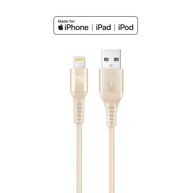 LAX Apple MFi Certified USB Iphone Cables - 6ft