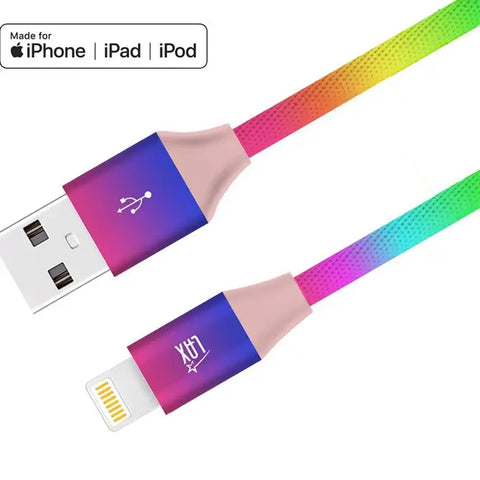 Apple MFi Certified Braided Nylon USB to Lightning- 10 Feet