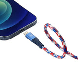 Apple MFi Certified Lightning Cable Multi-Color- 10ft