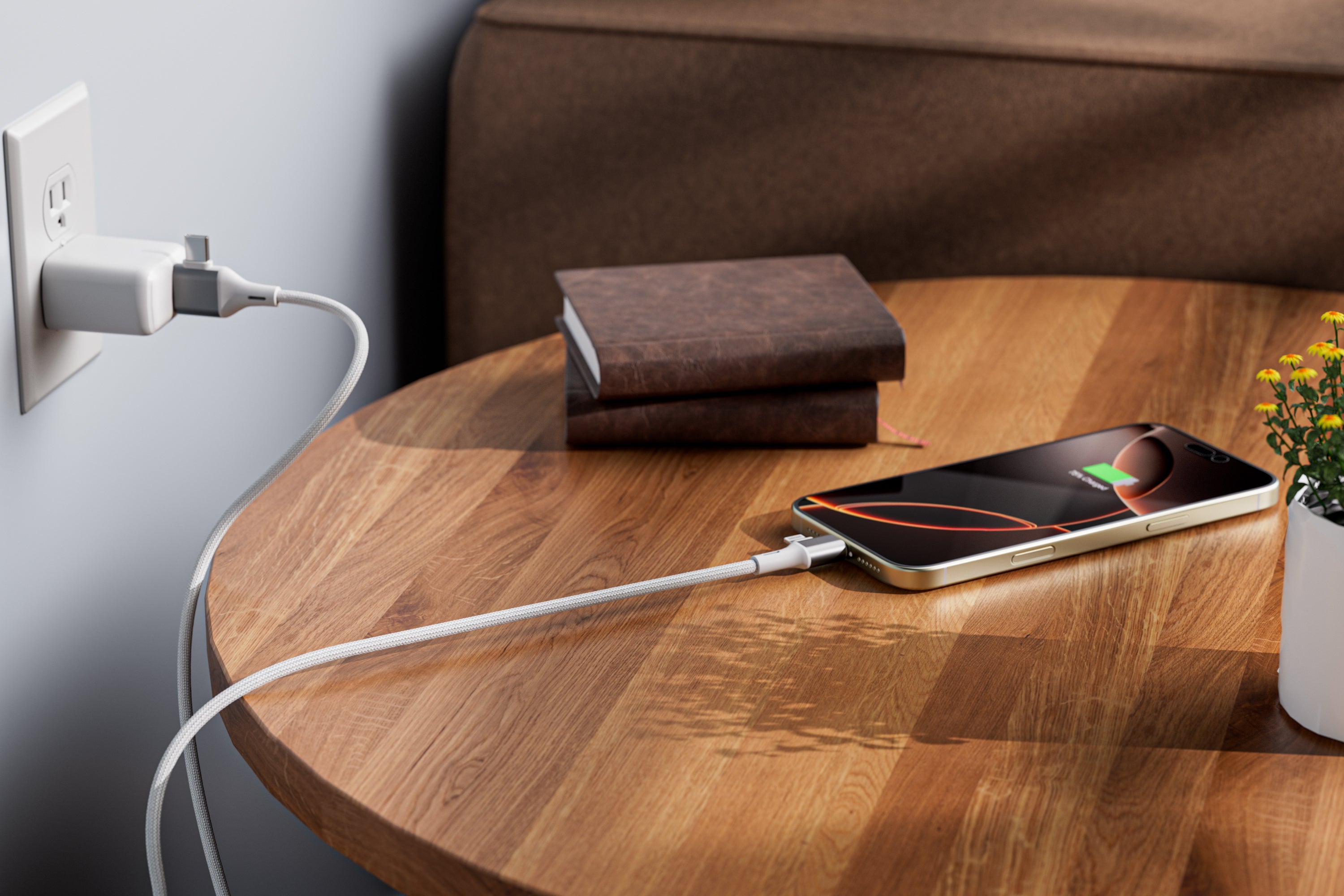 LAX 4-in-1 Angled USB Charging Cable – 6ft – 60W