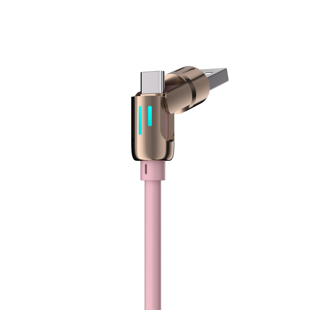 4-in-1 USB-A/C to USB-C/Iphone Cable
