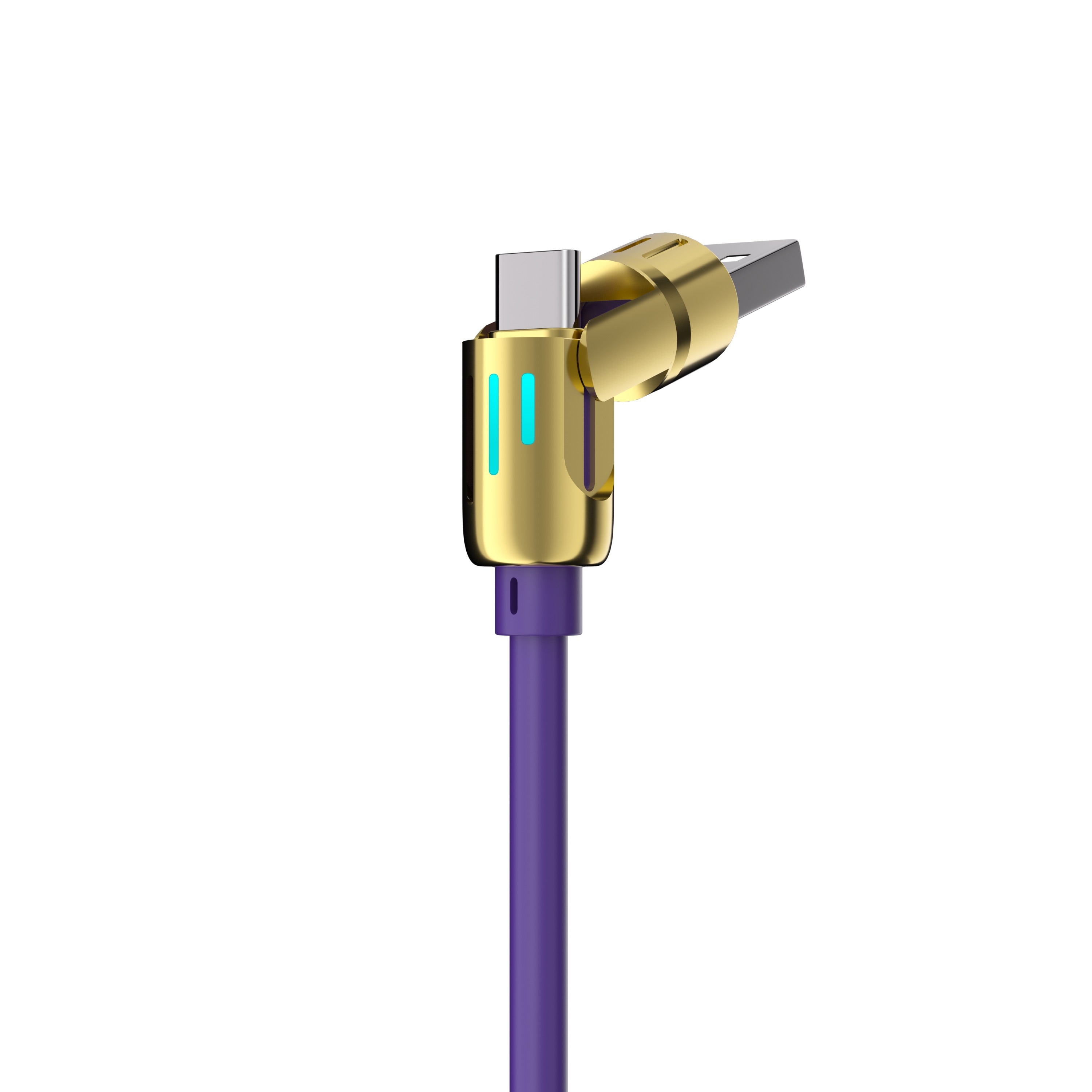 4-in-1 USB-A/C to USB-C/Iphone Cable