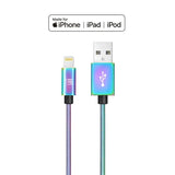 Apple MFi Certified Lightning to Metallic USB Cable (4ft)