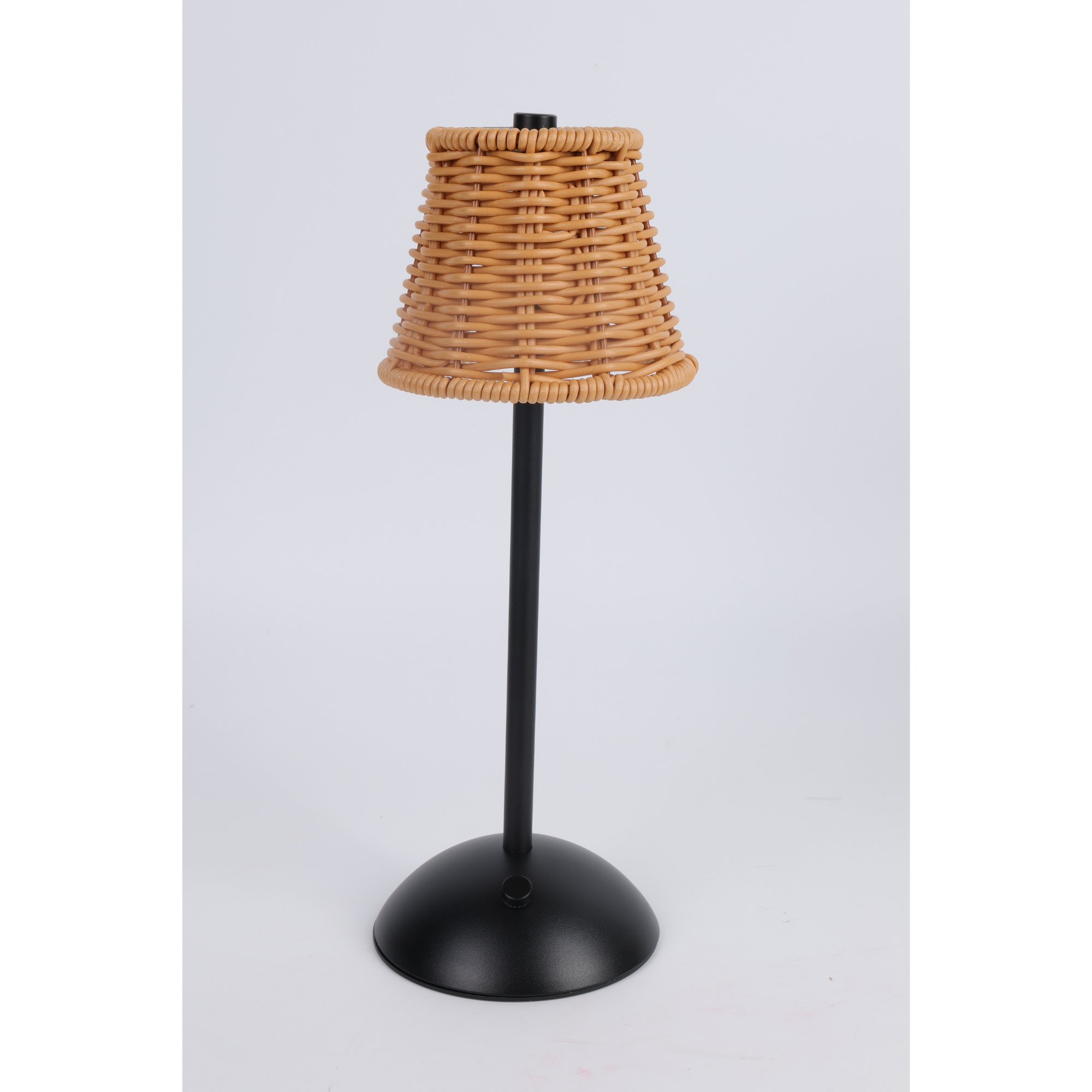 Rechargeable Rattan LED Lamp – Black or Gold