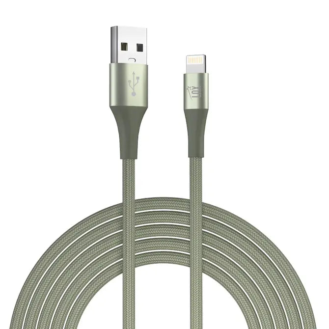 Apple MFi Certified Braided Nylon USB to Iphone Cable-4ft