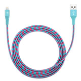 Apple MFi Certified Lightning Cable Multi-Color- 10ft