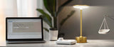 Modern Dimmable Touch LED Table Lamp – 3 Light Modes, USB-C Rechargeable, 2000mAh Battery – Warm/Cool/Mixed White – Sleek Aluminum Design for Bedroom, Office & More