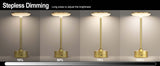 Modern Dimmable Touch LED Table Lamp – 3 Light Modes, USB-C Rechargeable, 2000mAh Battery – Warm/Cool/Mixed White – Sleek Aluminum Design for Bedroom, Office & More