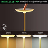 Modern Dimmable Touch LED Table Lamp – 3 Light Modes, USB-C Rechargeable, 2000mAh Battery – Warm/Cool/Mixed White – Sleek Aluminum Design for Bedroom, Office & More