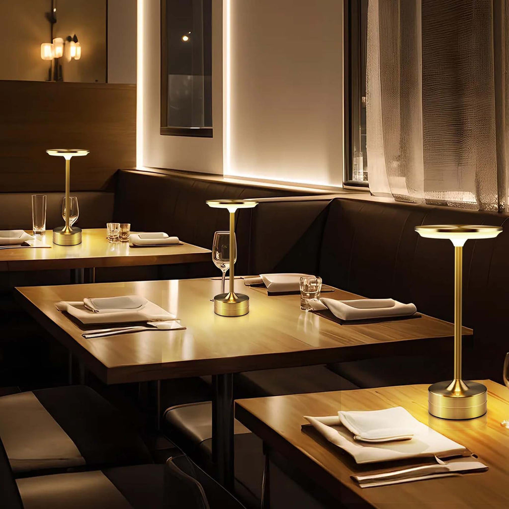 Modern Dimmable Touch LED Table Lamp – 3 Light Modes, USB-C Rechargeable, 2000mAh Battery – Warm/Cool/Mixed White – Sleek Aluminum Design for Bedroom, Office & More