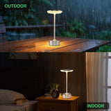 Modern Dimmable Touch LED Table Lamp – 3 Light Modes, USB-C Rechargeable, 2000mAh Battery – Warm/Cool/Mixed White – Sleek Aluminum Design for Bedroom, Office & More
