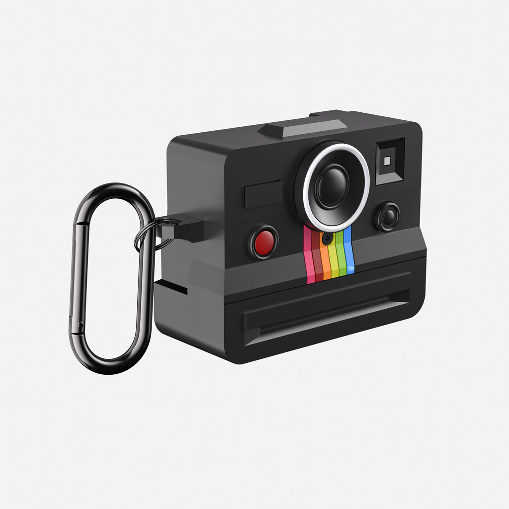 Instant Camera Case for AirPods Pro 1 & 2 - Black