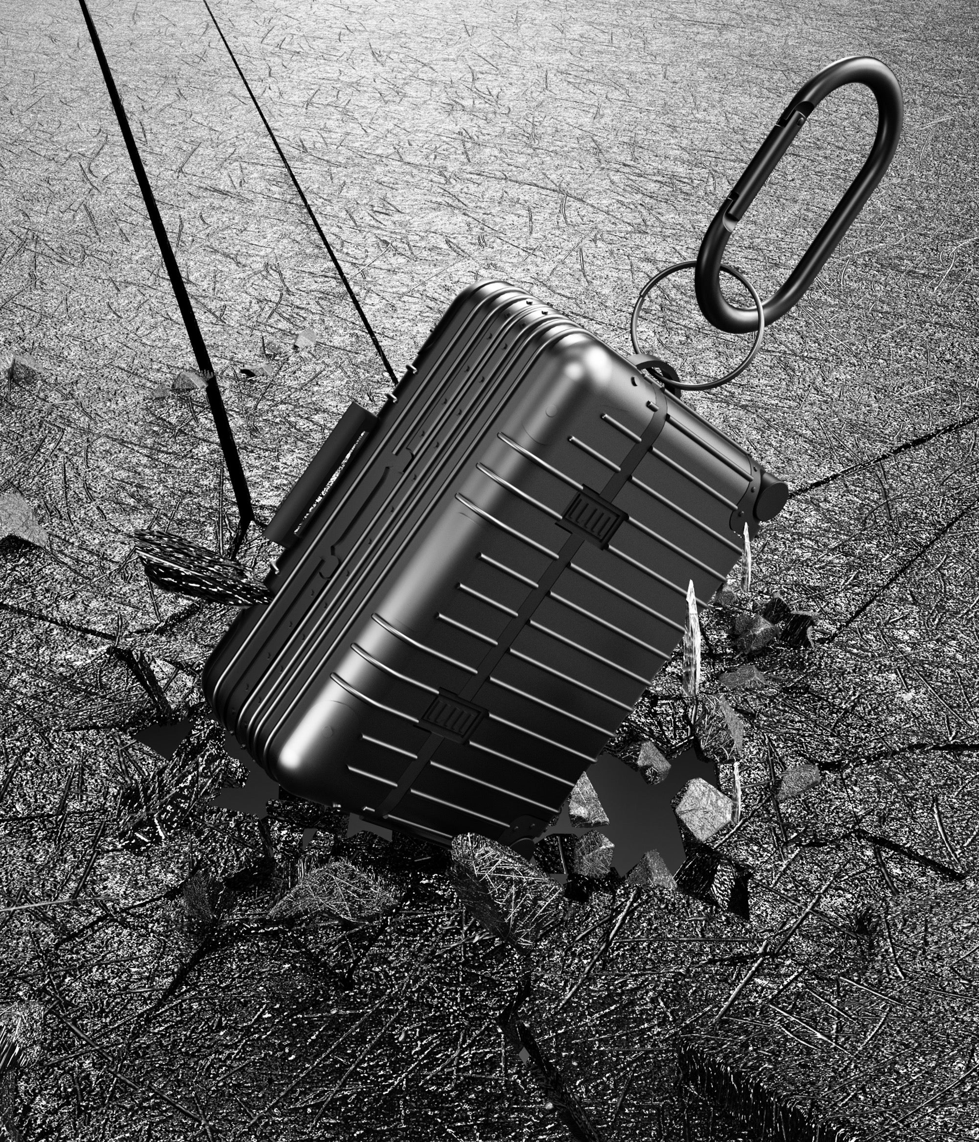 LAX AirPods Pro Case with Key Chain - Suitcase-Theme