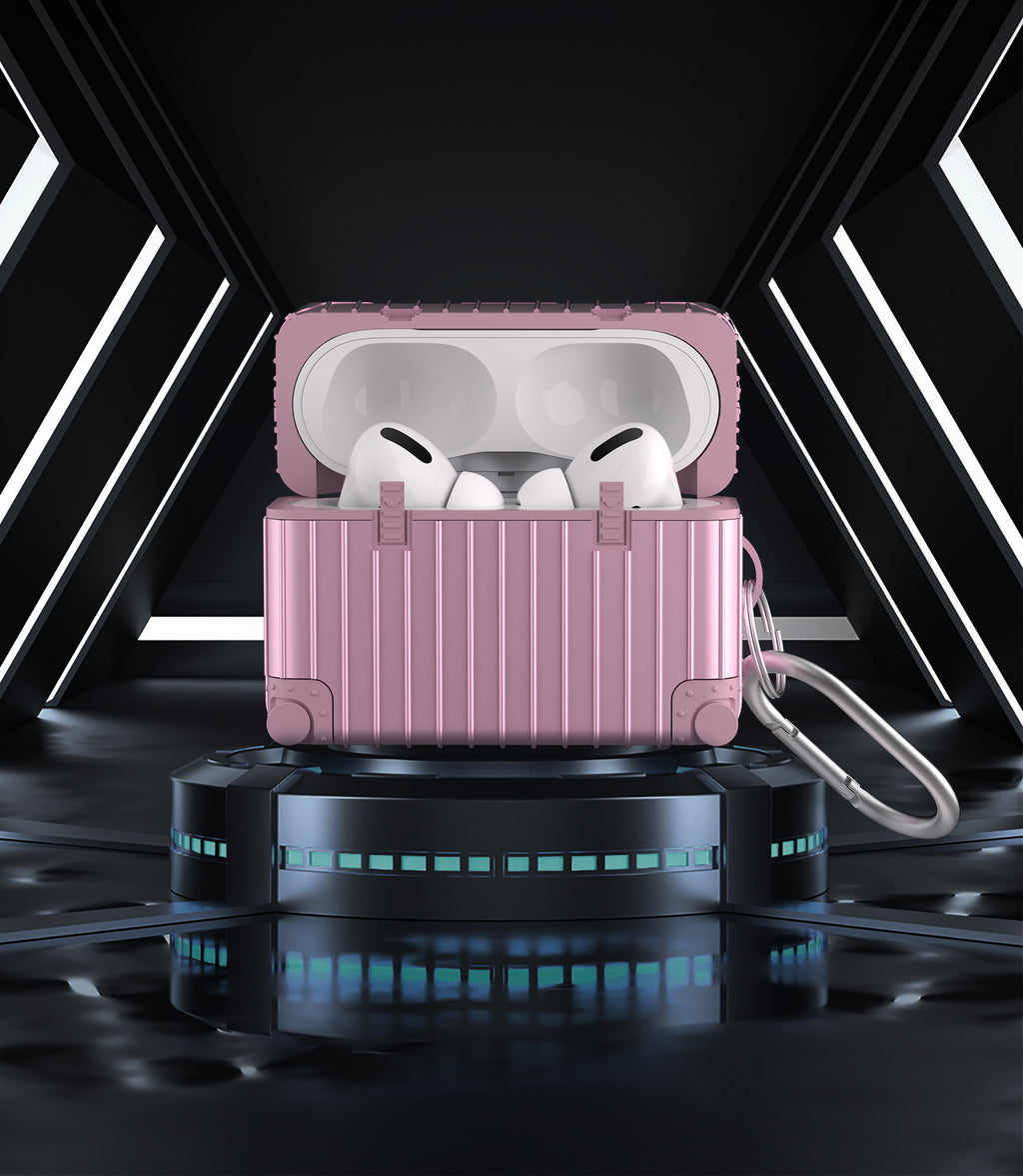 LAX AirPods Pro Case with Key Chain - Suitcase-Theme