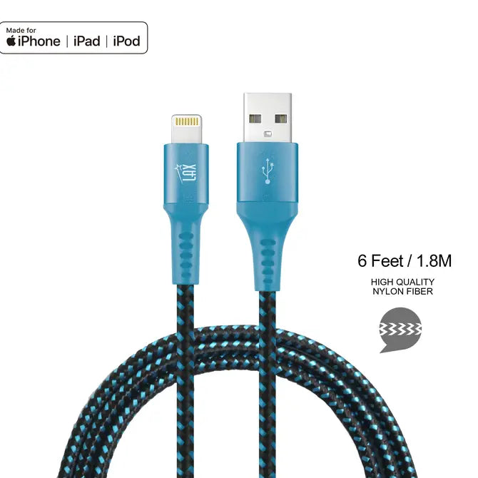 Apple MFi Certified Iphone to USB Cable (6ft)