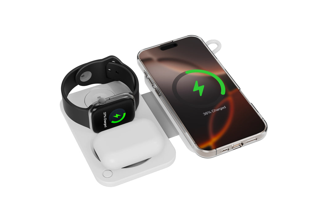 Book-Style 3-in-1 Wireless Charger