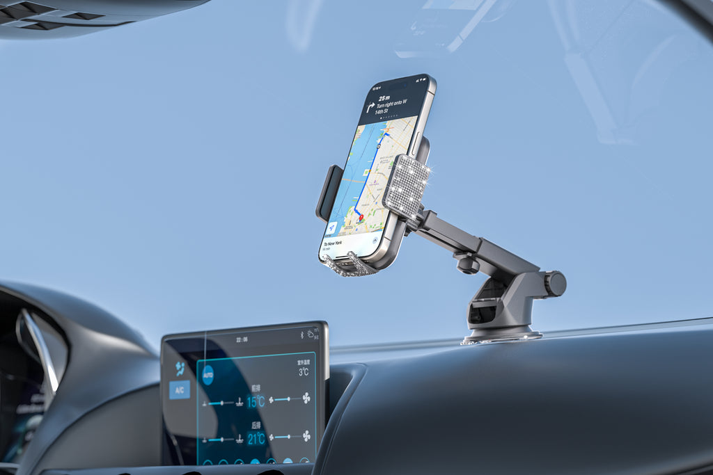 Bling Cradle Dashboard Car Mount For iPhone/Android Devices
