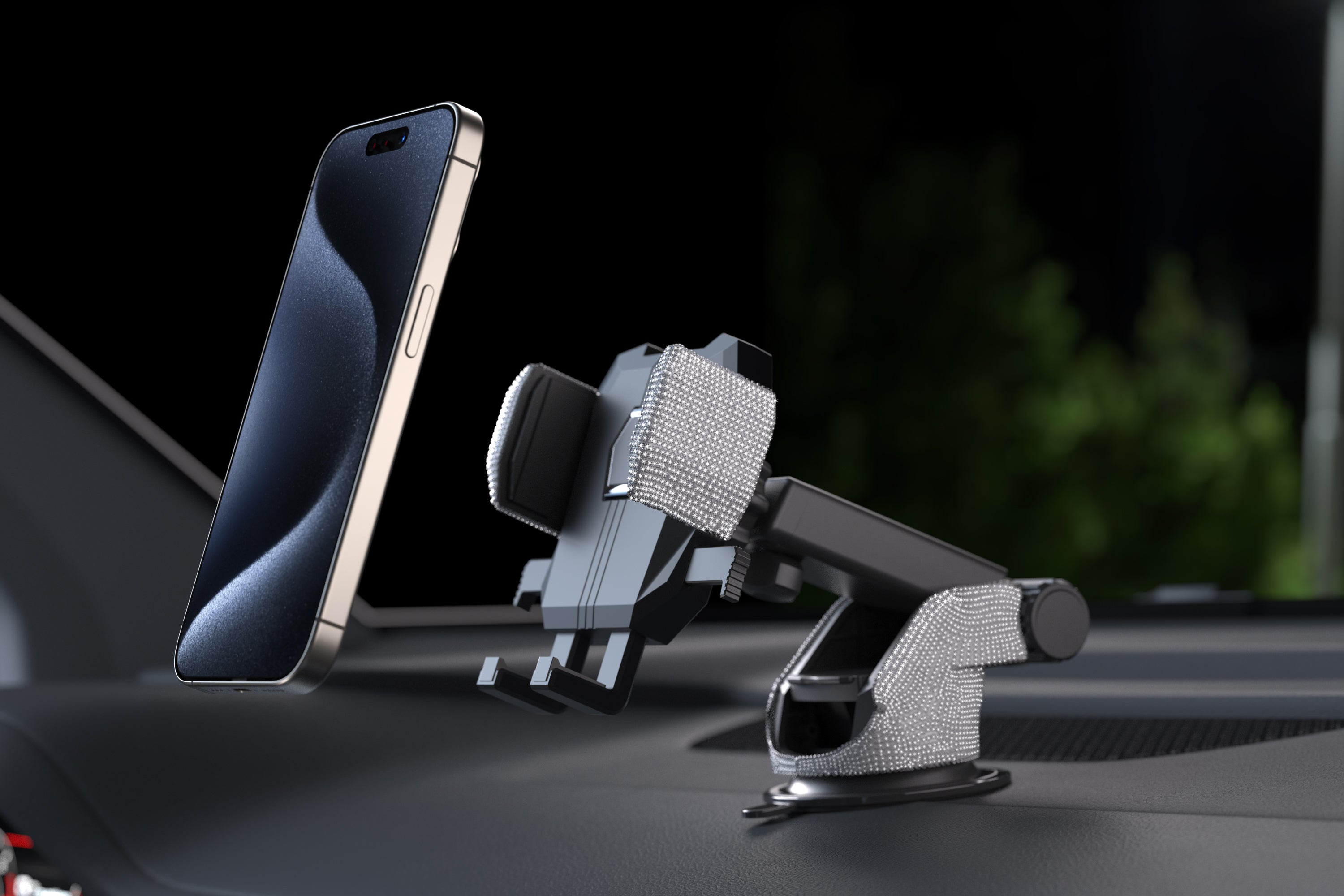 LAX Bling Cradle Car Mount for Smartphones