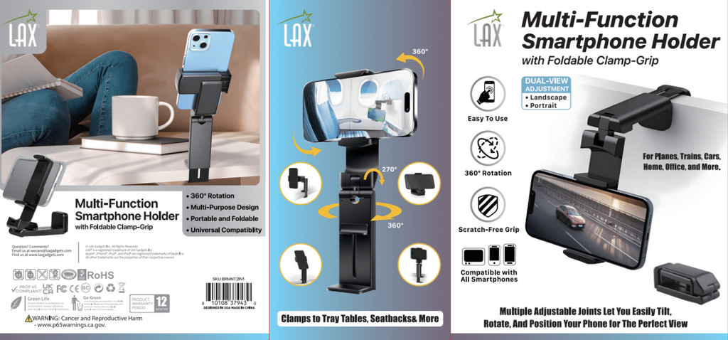 2-in-1 Desktop and Car Mount Phone Bracket Mount