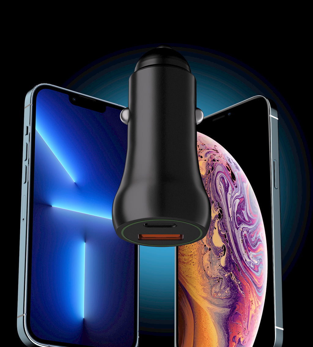 Dual 20W Ports Car Charger - 40W