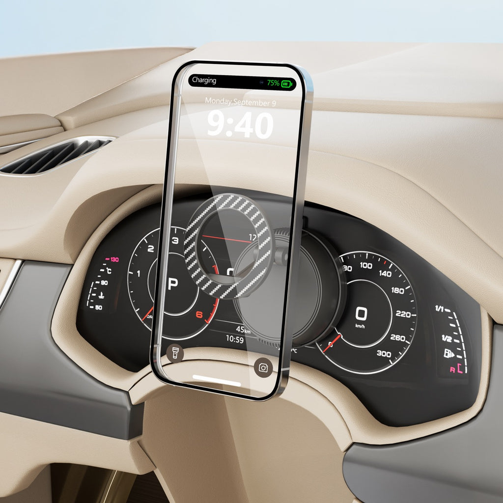 360° Rotating Vacuum Suction Magnetic Car Phone Mount – 2-Pack