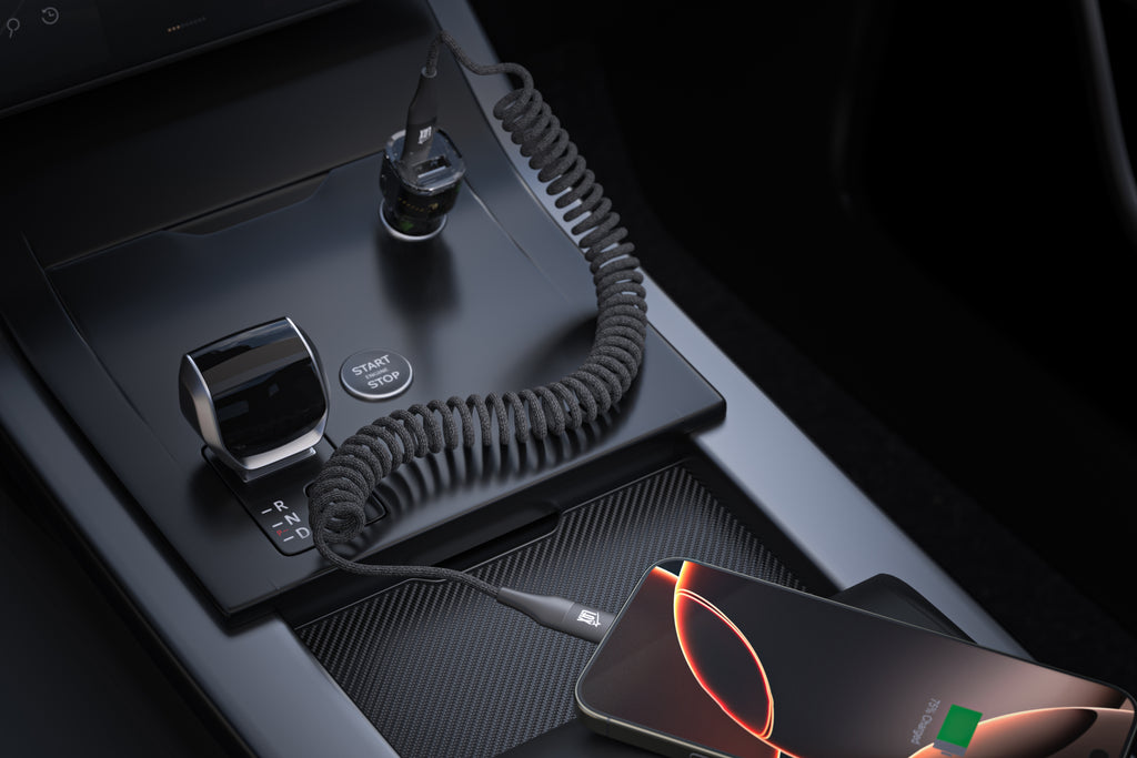 LAX Coiled USB-C to USB-C Fast Charging Cable – 6ft