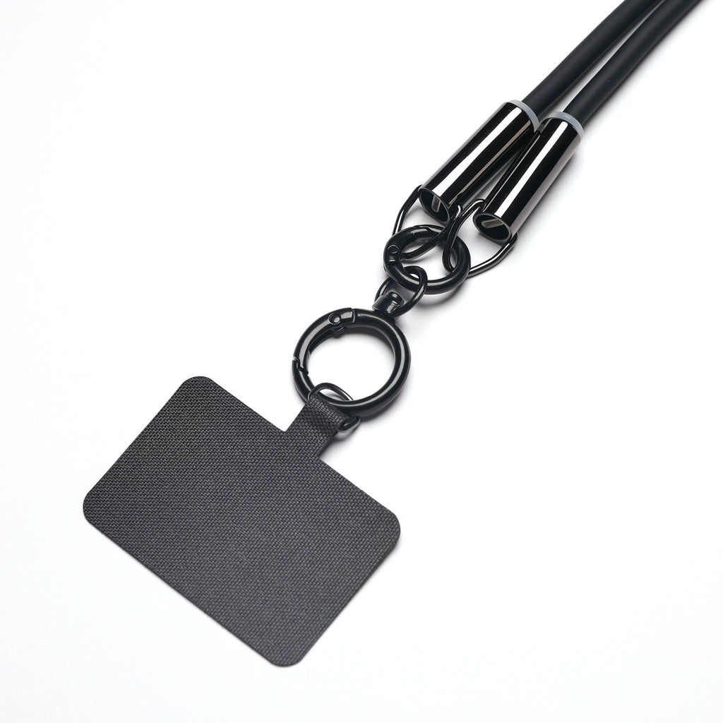 Crossbody USB-C Charging Cable Soft Silicone – 2-Pack Black