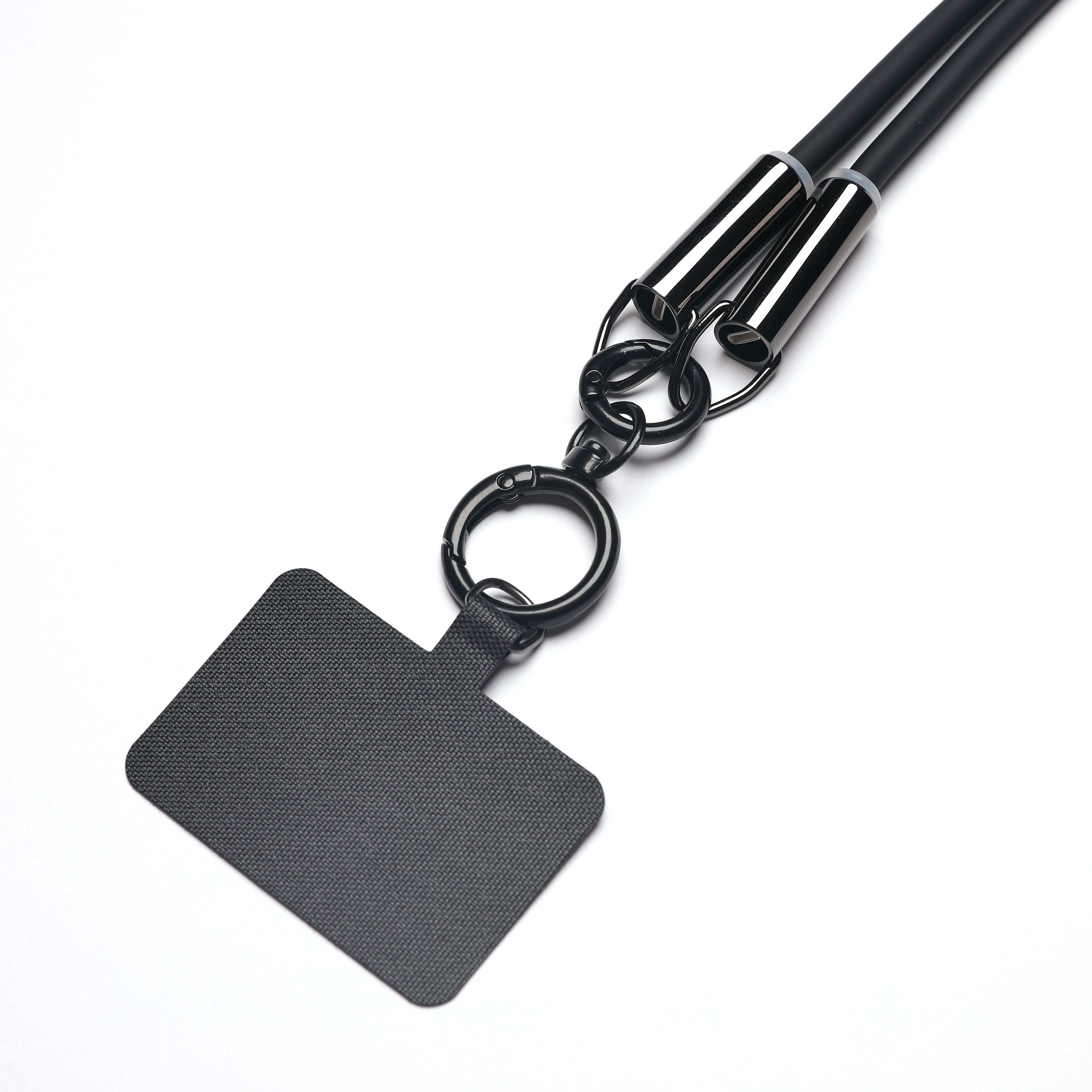 Crossbody USB-C Charging Cable Soft Silicone – 2-Pack Black