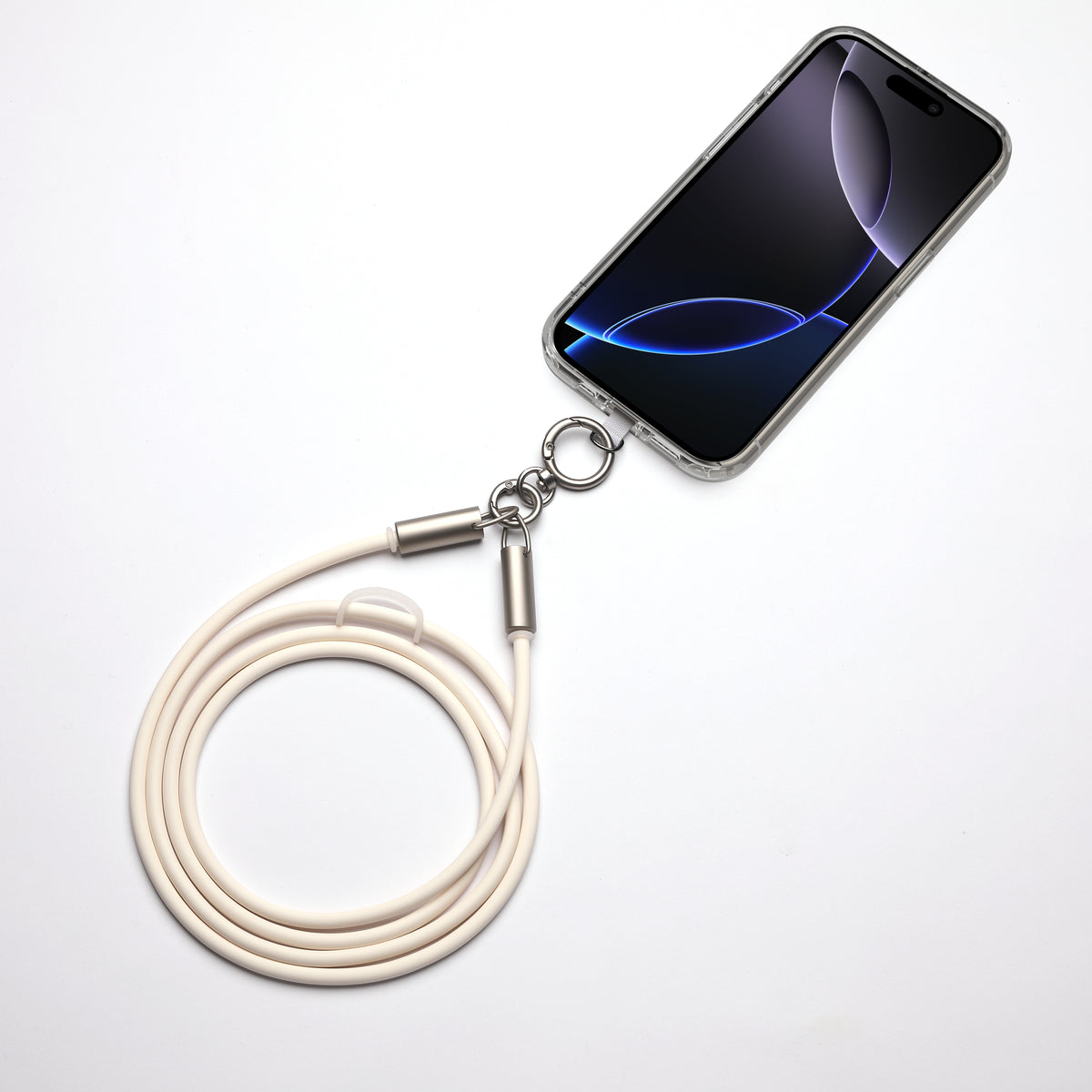 Crossbody USB-C Charging Cable Soft Silicone