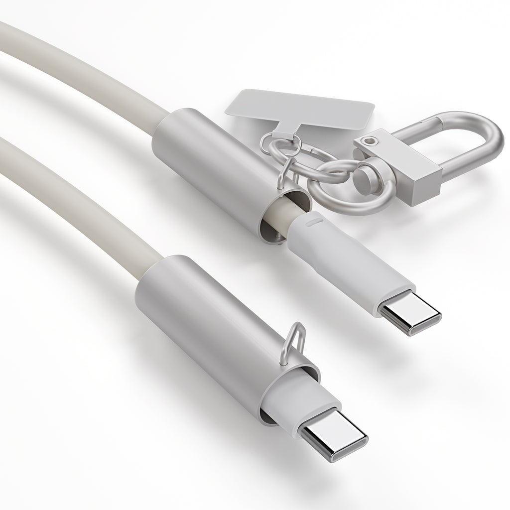 Crossbody USB-C Charging Cable Soft Silicone
