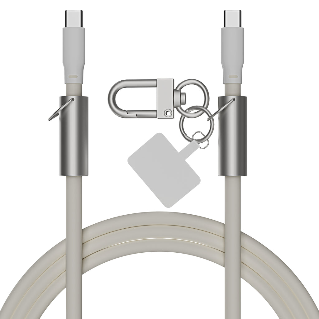 Crossbody USB-C Charging Cable Soft Silicone