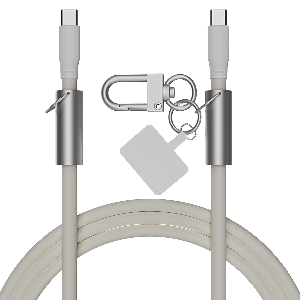 Crossbody USB-C Charging Cable Soft Silicone