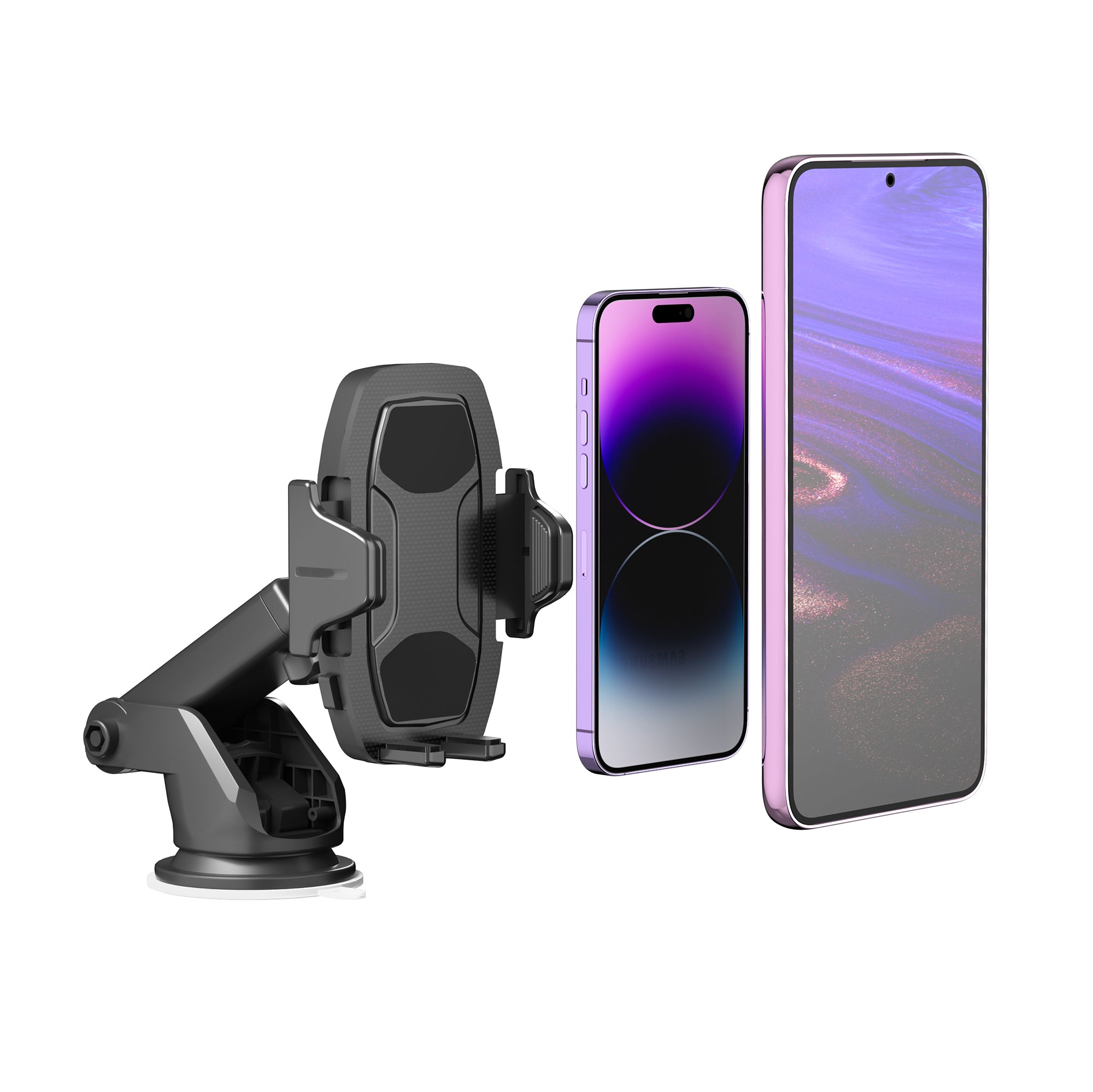 Extendible Cradle Car Phone Mount for Dashboard and Windshield