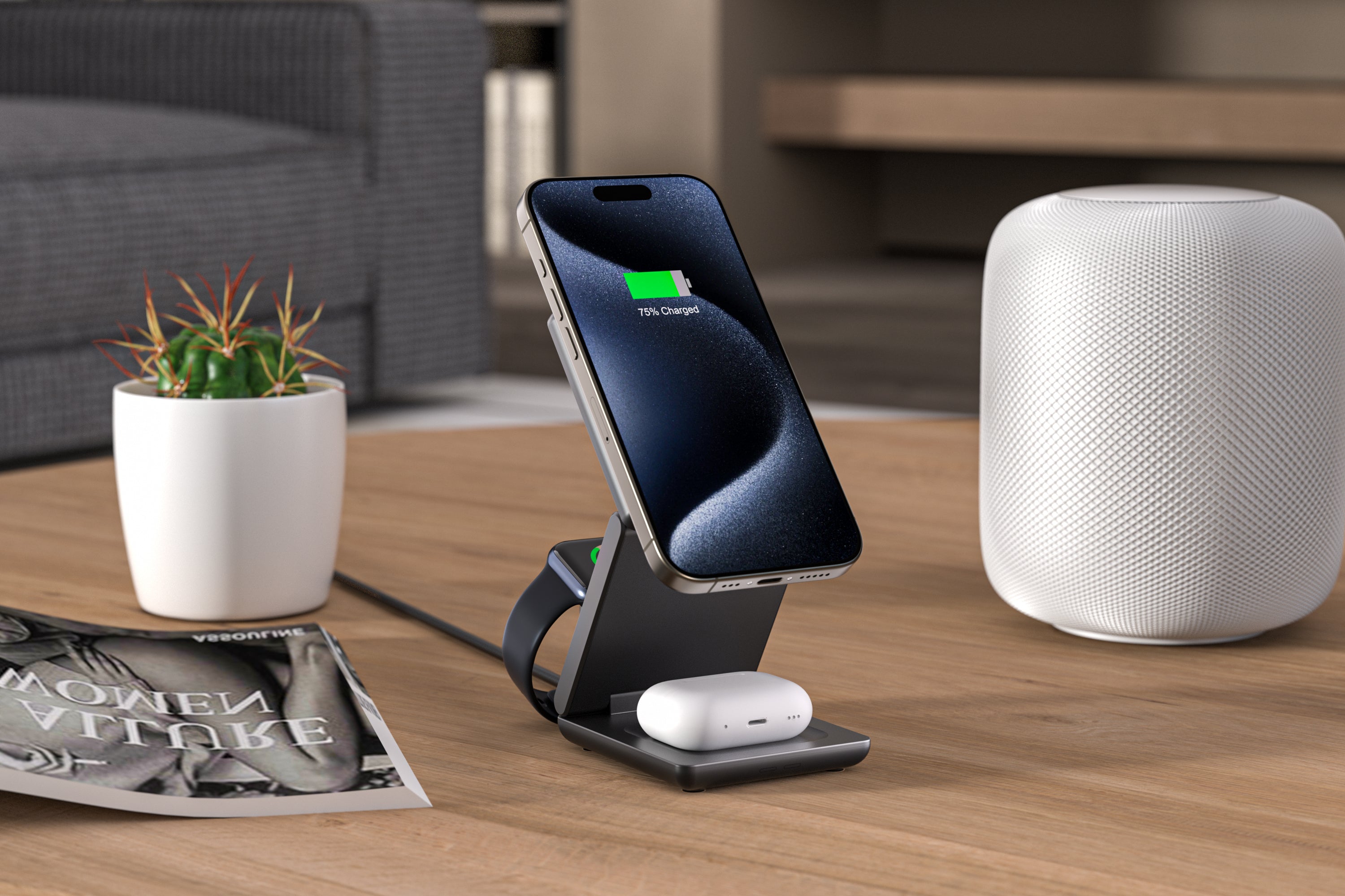 Folding Charging Stand Soft Touch