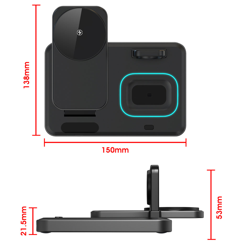 Folding 5-in-1 Wireless Charger