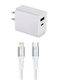 Tech Mod Bundle 2-Port USB Wall Charger with Lightning Cable
