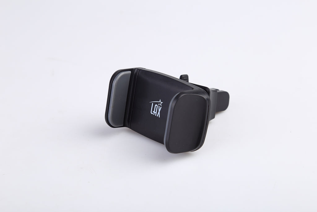 LAX Pro Grip Phone Holder Car Mount for AC Air Vent - Black