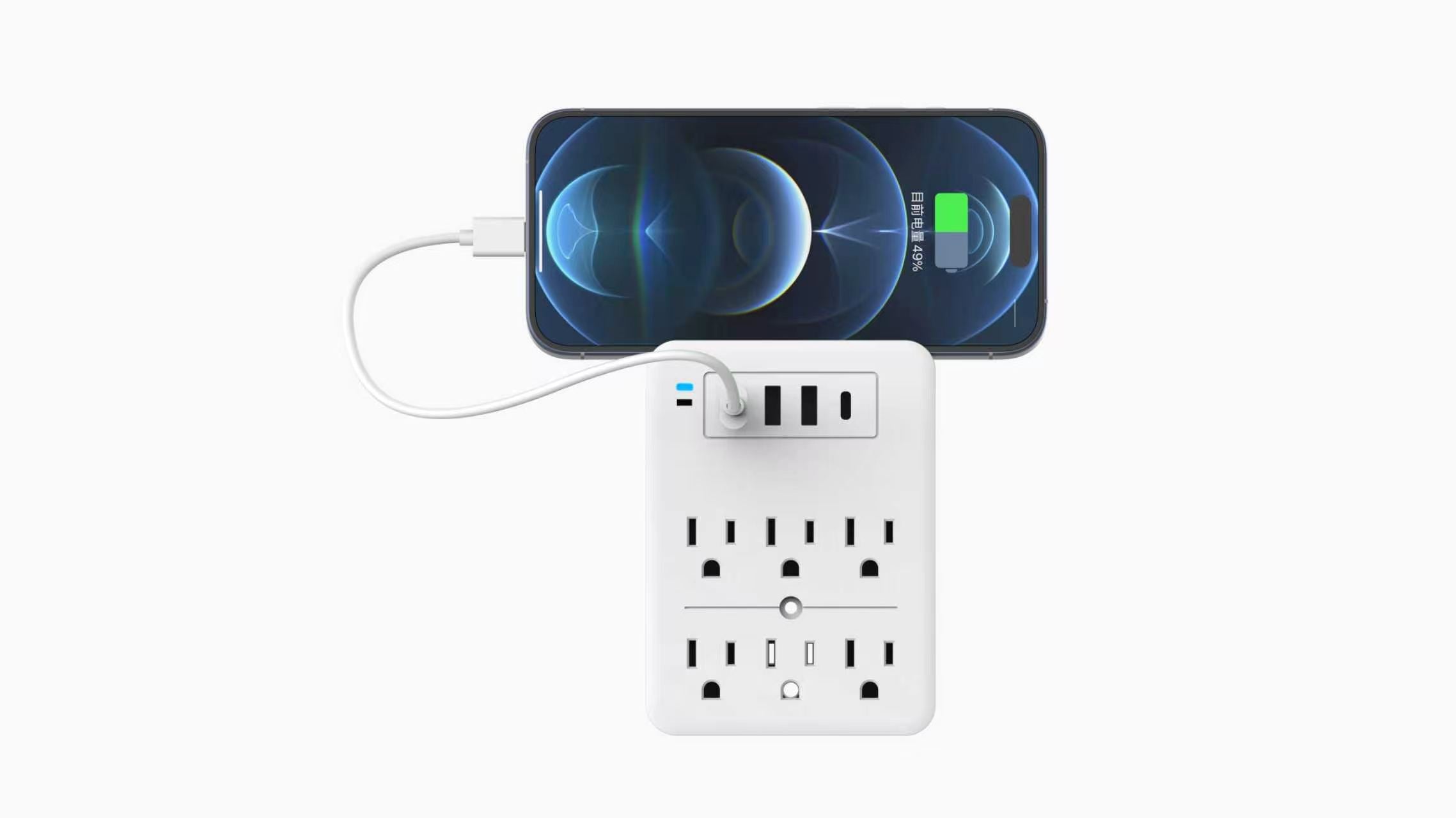 MultiPort Stand Hub 10-in-1 USB-C Wall Charging Station – 2-Pack