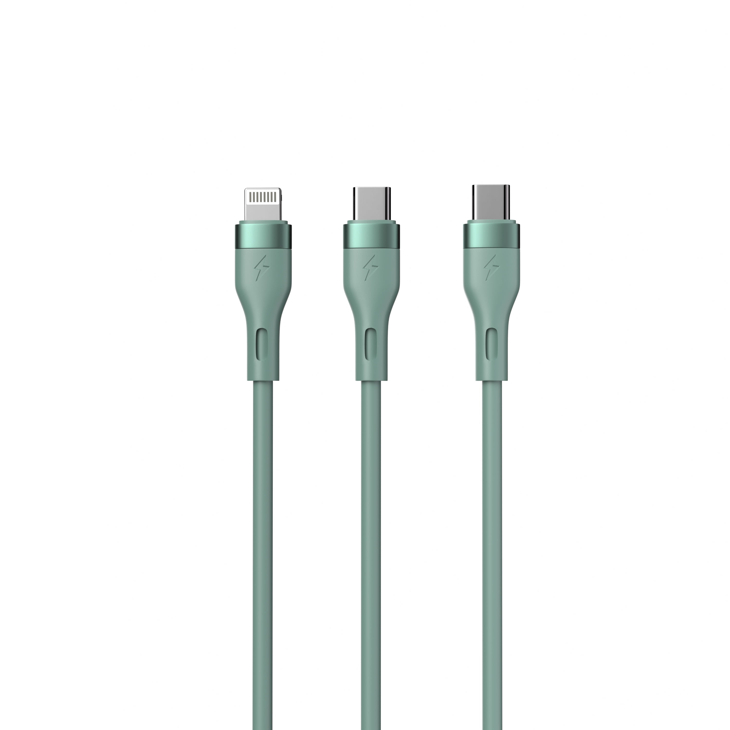 LAX Linear 4-in-1 USB-A/C to USB-C/Iphone Cable – 6ft