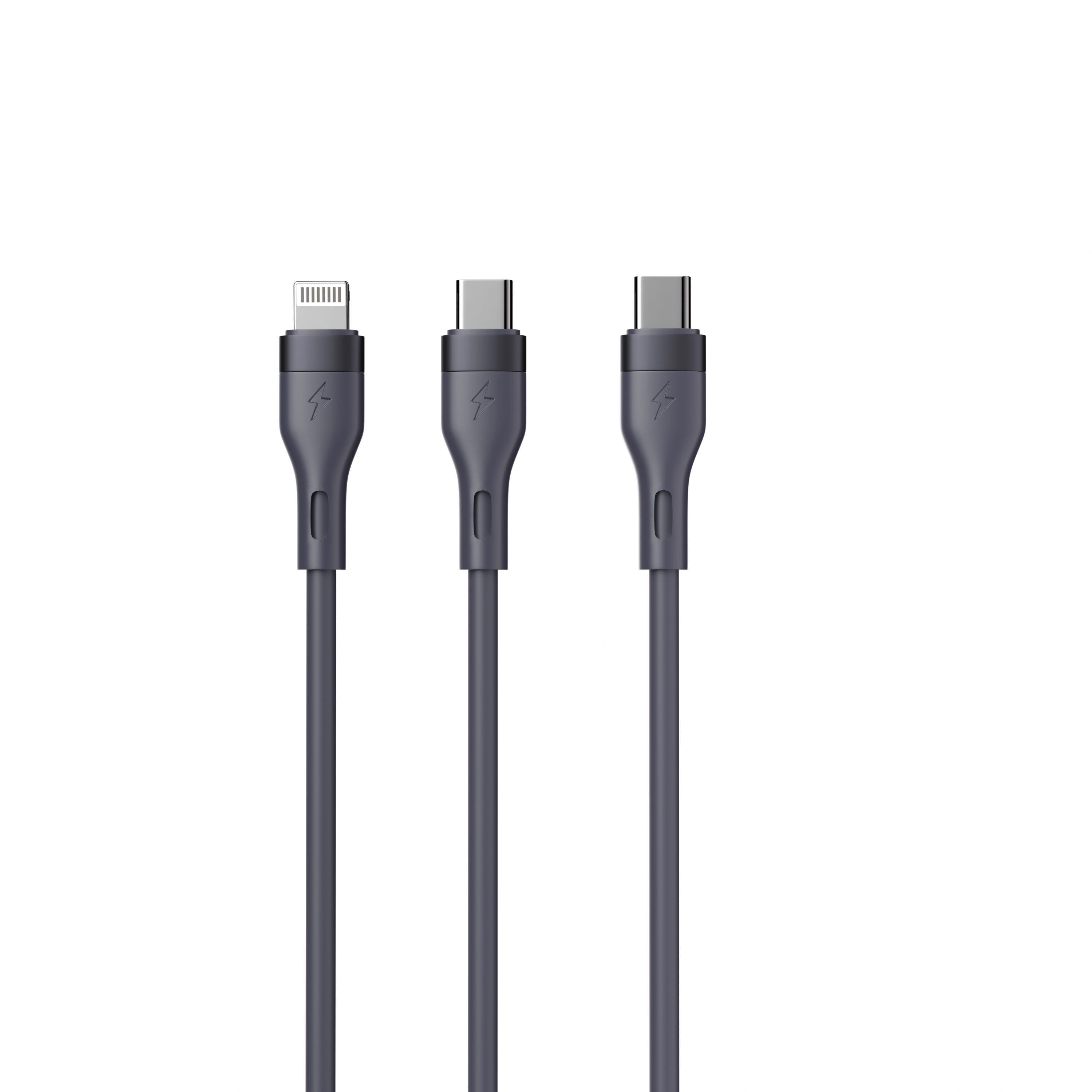 LAX Linear 4-in-1 USB-A/C to USB-C/Iphone Cable – 6ft