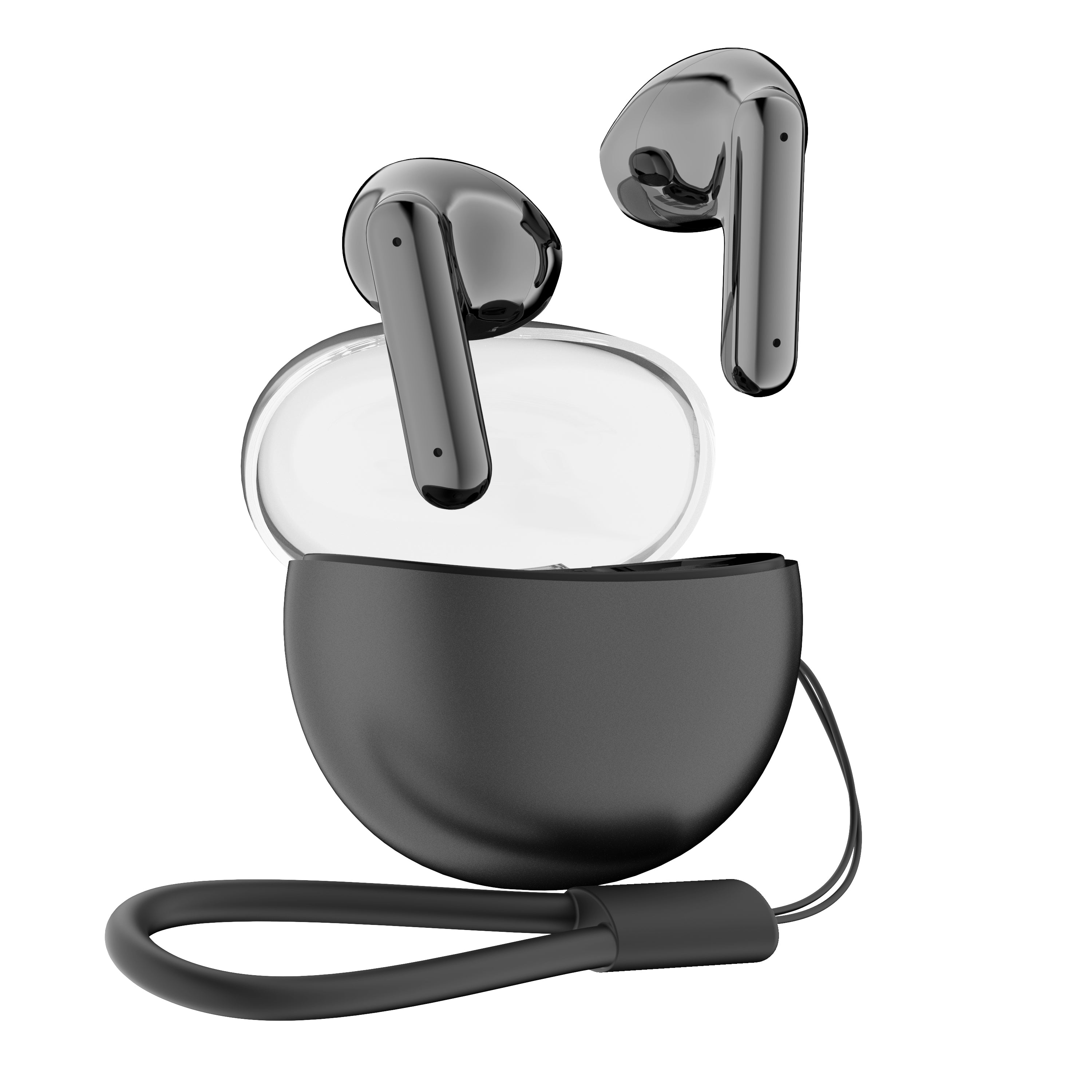 True Wireless Bluetooth Earphones - Black & White