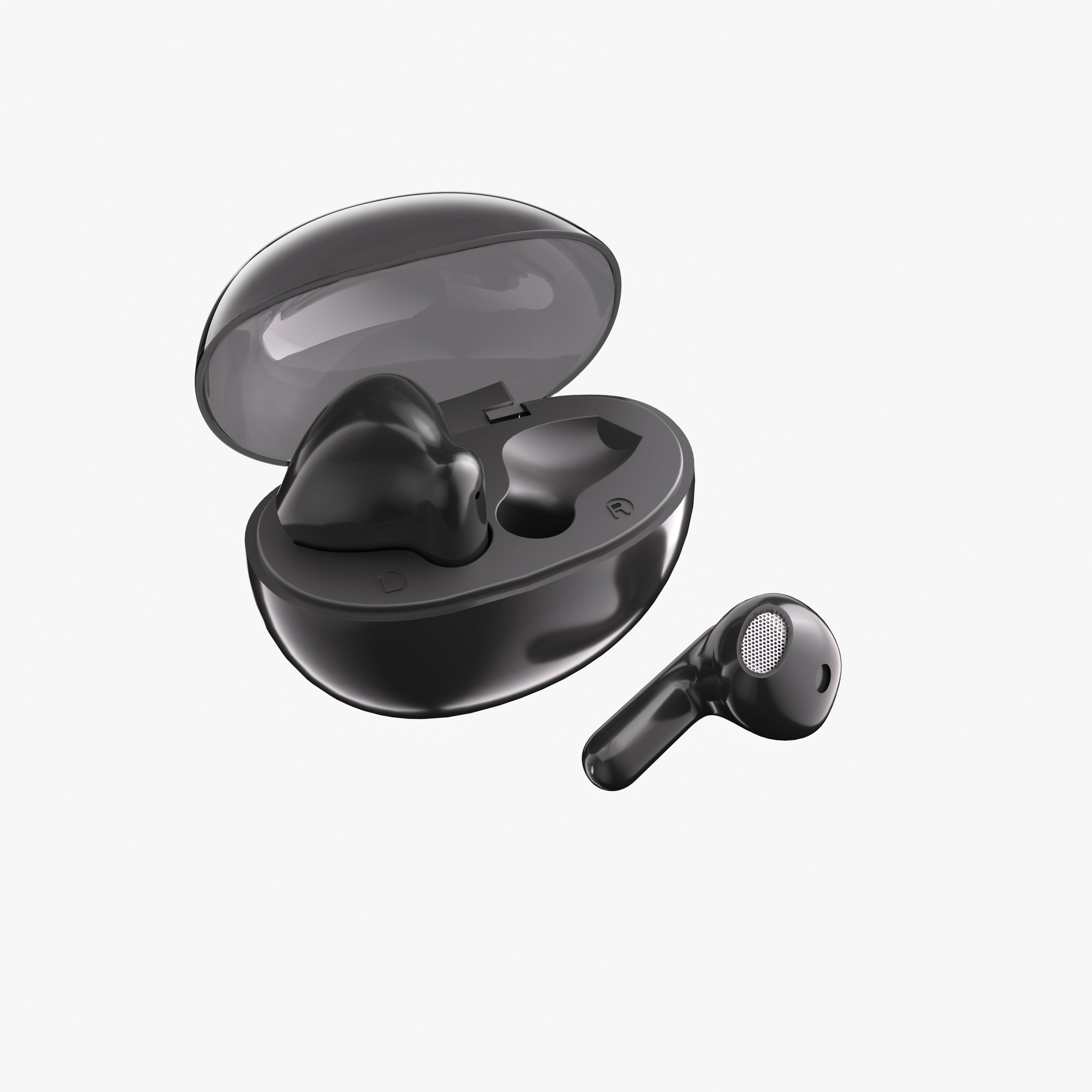 True Wireless Bluetooth Earphones - Black & White