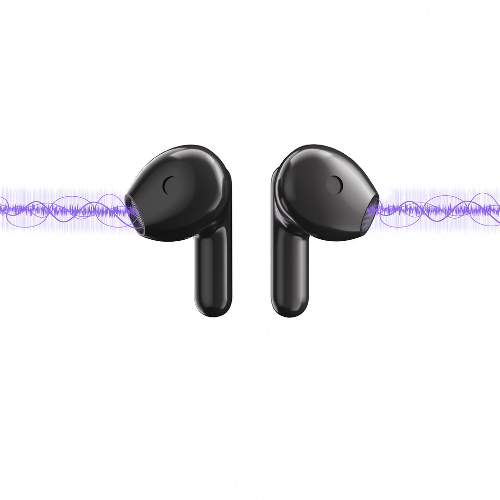 True Wireless Bluetooth Earphones - Black & White