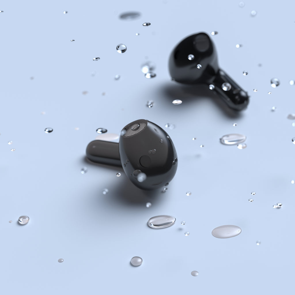 True Wireless Bluetooth Earphones - Black & White
