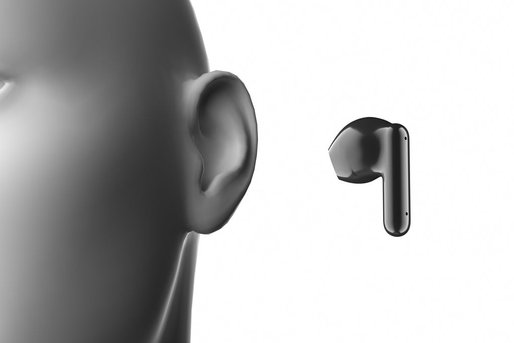 True Wireless Bluetooth Earphones - Black & White
